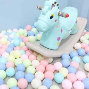 8cm 라이트 핑크 플라스틱 구덩이 공 - Product Image 3