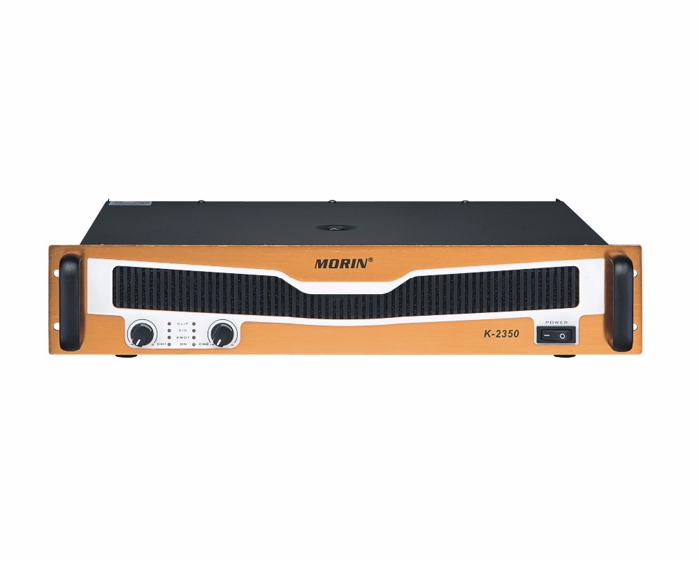 2U pro Уровень мощности усилитель, 350 Вт * 2 канала на 8ohm Morin K-2350