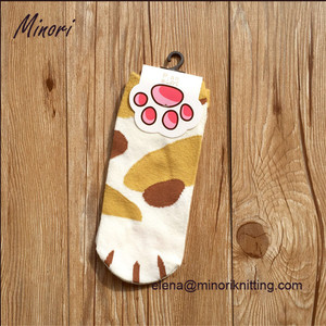 Minori Gattino Zampa di Gatto Divertente Calze Cute Kitty <span class=keywords><strong>Cat</strong></span> Paw <span class=keywords><strong>Calzini</strong></span> delle Donne - Product Image 2