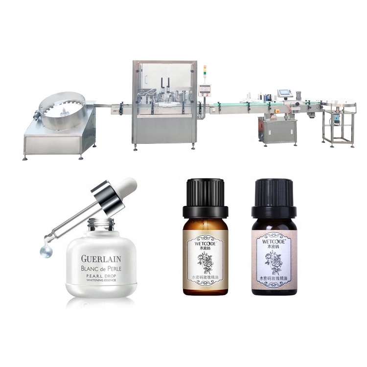 JB-Y2 управления PLC автоматическая электронная сигарета масла лак для ногтей и укупорочная машина для глазных капель