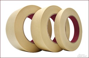 Haute qualité <span class=keywords><strong>Auto</strong></span> voiture peintres papier crêpe simple face automobile adhésif ruban de masquage 18mm & 48mm largeur Options - Product Image 4