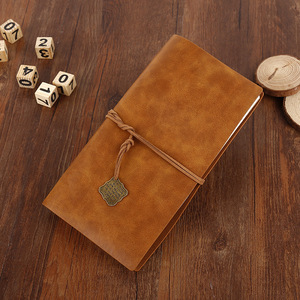 Wholesale <strong>Refillable</strong> <strong>Leather</strong> Travelers Journals Diary Notepad <strong>Notebook</strong> A6 A5 <strong>Leather</strong> Journal With Logo Custom - Product Image 3