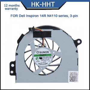 Dell Inspiron 14R N4110 serisi için HK-HHT laptop <span class=keywords><strong>cpu</strong></span> soğutucu fanlar, 3-pin <span class=keywords><strong>cpu</strong></span> fan - Product Image 3