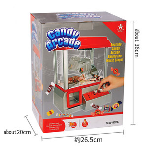 Máquina de Juegos Musical Mini para Niños, Máquina de Garras de Dulces, Máquina de Peluches con Música, Máquina de Juegos que Funciona con Monedas - Product Image 1