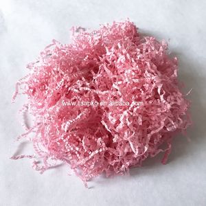 Màu Sắc Tươi Sáng Trang Trí Nhăn Cắt 3Mm Mô Giấy Shred Filler Cho Bao Bì Hộp Quà Tặng - Product Image 2