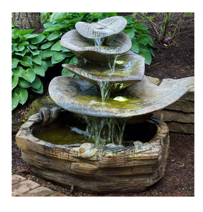 Fontana da giardino in pietra naturale paesaggistica all'ingrosso, pietra di fondo in granito di manifattura - Product Image 4