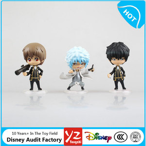 A buon mercato 6 stile Q versione argilla giocattolo <span class=keywords><strong>10</strong></span> <span class=keywords><strong>cm</strong></span> simpatico Gin Tama PVC figura di azione flessibile - Product Image 4