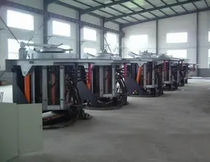 induction melting furnace with large capacity high speed melting for steel aluminum copper metal melting