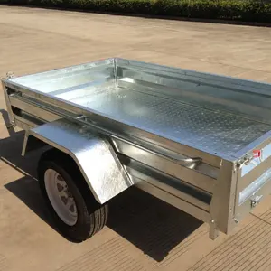 2019 New product stainless steel 7x4 box trailer