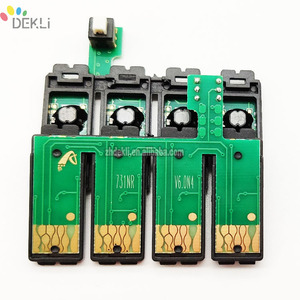T0731N-T0734N cartuccia a getto d'inchiostro circuito integrato del Ripristino Automatico per Epson TX213 TX100 <span class=keywords><strong>TX101</strong></span> Compatibile circuito integrato della cartuccia - Product Image 3