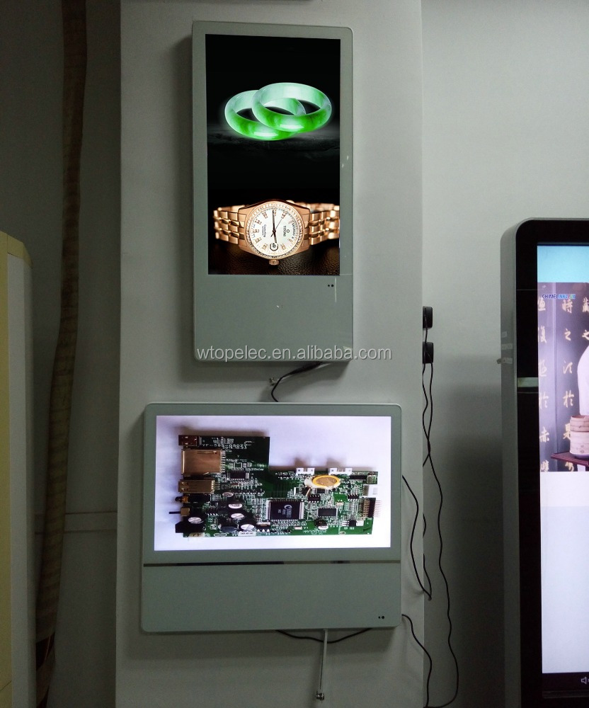 Ультратонкий рекламный ЖК-дисплей толщиной 18,5, 21,5 дюйма, 2,2 см для подъема/лифта