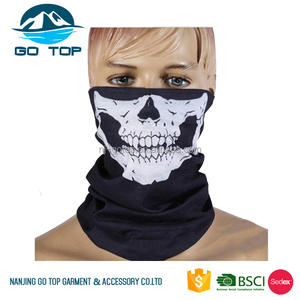 Plus Populaire Magique Multi Utiliser Imprimé Sans Soudure Noir Crâne Cache-Cou <span class=keywords><strong>Sport</strong></span> Bandanas - Product Image 2