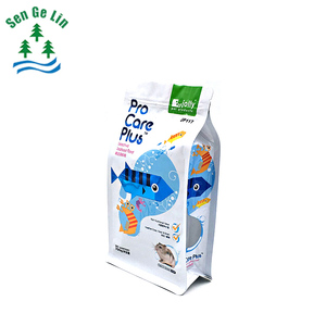 Fondo plano caja bolsa ocho lado sello bolsa de comida para mascotas - Product Image 4