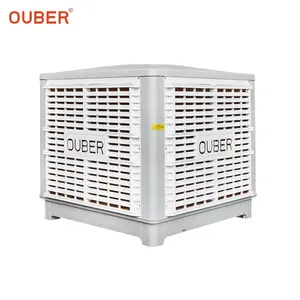 Ouber resfriador de ar fixo, refrigerador de ar industrial para teto painel