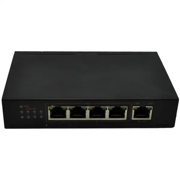 POE Switcher 4 8 16 24 Porte 10M 100M 1000M Gigabit 48V In Fibra Ethernet Switch POE adatto CCTV NVR Interruttore