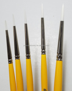 Empuñadura de oro Sintético Blanco Nylon Pinceles Set, bueno excelente Primavera de Nuevo, el uso De Pintura de La Cara - Product Image 1
