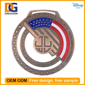 Barato Buen titular de la taza de china de jiu-jitsu medalla - Product Image 2