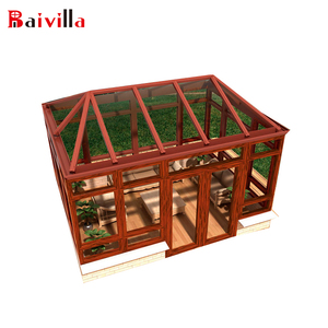 Enceintes de patio extérieur Cadre métallique préfabriqué Salle de verre pour de meilleurs conservatoires - Product Image 3