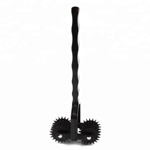 Negro estimulación erótica doble del Pinwheel adultos juegos pinchos <span class=keywords><strong>BDSM</strong></span> sexo rodillo Fetish Fantasy - Product Image 1