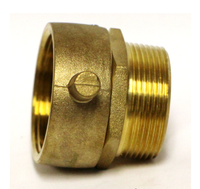 Adaptateur de bouche d'incendie pour tuyau d'incendie 1-1/2 "NST (NH) femelle pivotant X 1-1/2" mâle NPT