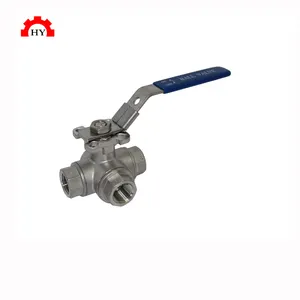 New arrival stainless steel flanged ball valve rubber lined npt female thread dn50