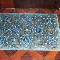 Tapis de porte d'entrée en vinyle PVC personnalisé pour l'extérieur
