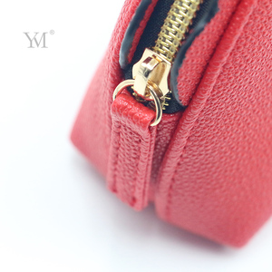 Mode personnalisé fermeture à glissière rouge pochette sac cosmétique usine directe Offre Spéciale élégant cadeau sacs de maquillage - Product Image 5