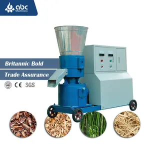 Best cotton waste stick mobile mini wood pellet press