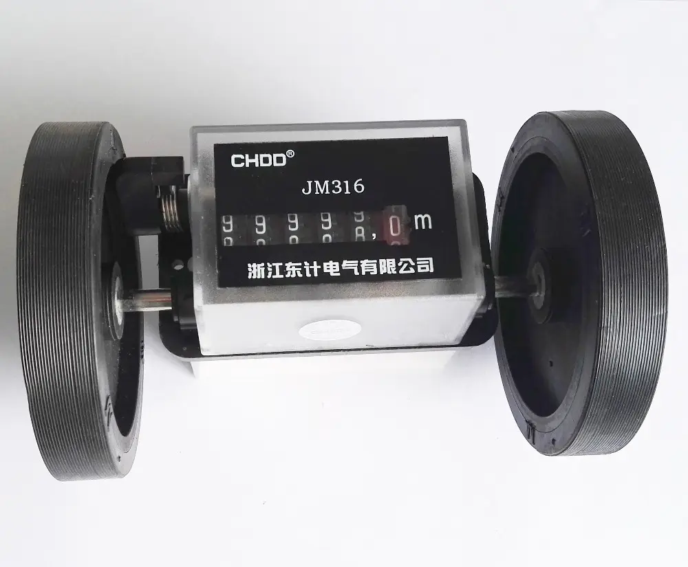 Giá Tốt Con Lăn Bánh Xe Cơ Khí Contador De Metro JM316 6 Kỹ Thuật Số Meter Yard Truy Cập Cho Công Nghiệp Vải Dệt