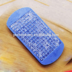 Logotipo personalizado 160 Cavidad Silicona Cubitera Cuadrado Molde para hacer hielo y herramientas - Product Image 2