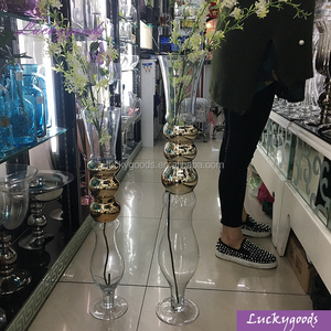 BL210714-1 Best Selling Hand Blown <strong>clear</strong> Tabletop <strong>Vase</strong> Glass Transparent Wedding Decoration CLASSIC Modern Crystal <strong>Vases</strong> - Product Image 4