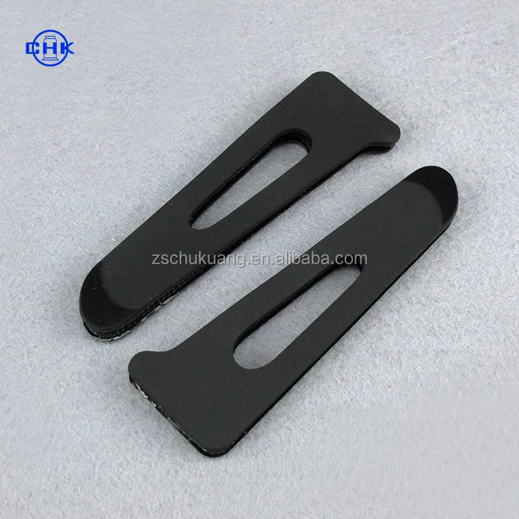 Customized plastic cuff tab injection molded hook
