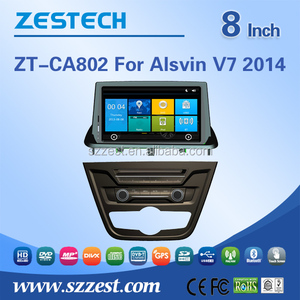 Zestech dos din car dvd <span class=keywords><strong>player</strong></span> para Changan Alsvin V7 2014 con 3 G bluetooth gps tv - Product Image 1