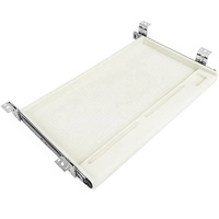 Plateau de clavier extensible sous le bureau, plateau coulissant pour souris en ABS, organisateur de bureau pour la maison et le bureau