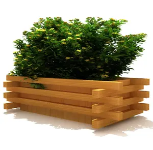 WPC Holz Kunststoff Pflanzer Blumentopf für Park