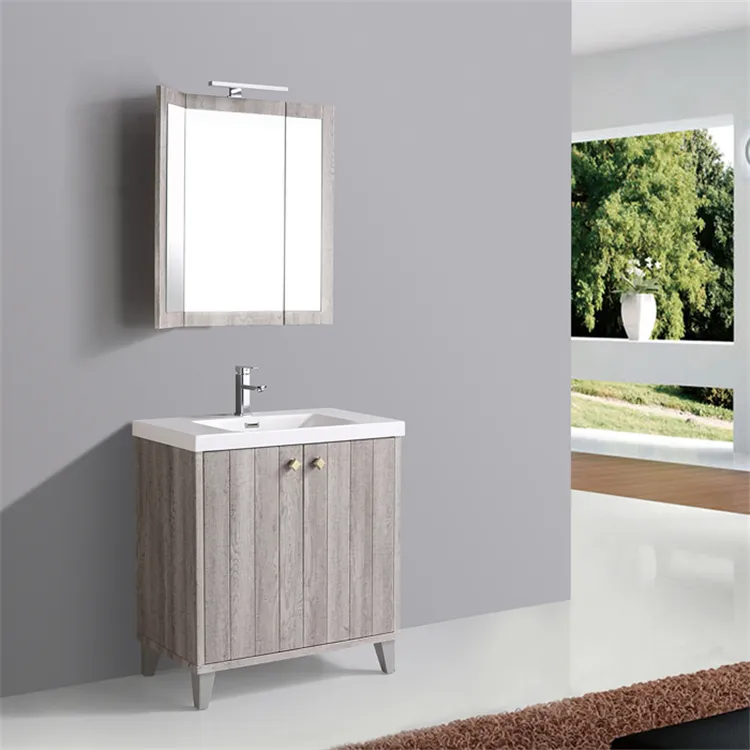 Venta caliente de la nueva llegada nueva moda baño Baño vanidad luces cromo baño vanidad lavabo blanco