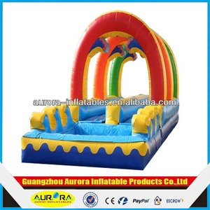Directa de la fábrica 36' inflable inflables de colores de onda resbalan y salpicaduras - Product Image 1