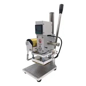 Thiết Kế Mới Kỹ Thuật Số Nóng Foil Stamping Machine Đối Với Giấy Da Hộp Gỗ