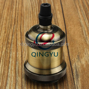 Antique bóng đèn gốm chủ vít phong cách Châu Âu loại Electro mạ CE chứng nhận <span class=keywords><strong>E27</strong></span> E26 nhôm đèn ổ cắm bộ phận - Product Image 4