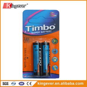 Um-4 <span class=keywords><strong>R03</strong></span> <span class=keywords><strong>AAA</strong></span> 1.5 v Batteria con l'imballaggio Della carta Della Bolla - Product Image 2