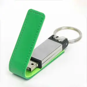 Leather USB Flash Drives Memory Sticks 2 Years warranty High Speed USB 2.0 3.0 With Sufficient Capacity USB Flash