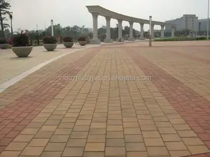 Eco Red Clay Permeable Paving Bricks Red Bricks Automatic Production Line Reclaimed Old Red Brick