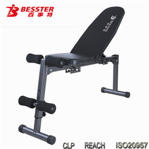 Mejor JS-006D banco de <span class=keywords><strong>abdominales</strong></span> de declinación de la banca con mancuernas de prensa de gimnasio en casa de fitness - Product Image 1
