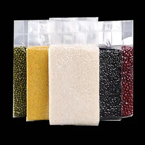 custom plastic vacuum basmati 5kg rice packing bag