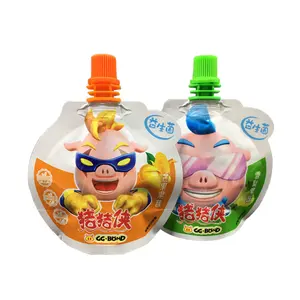 Nhựa Hình Dạng Đặc Biệt Chất Lỏng Bao Bì Túi Đứng lên <span class=keywords><strong>Spout</strong></span> <span class=keywords><strong>Pouch</strong></span> Cho Nước Trái Cây Bé Thực Phẩm - Product Image 1