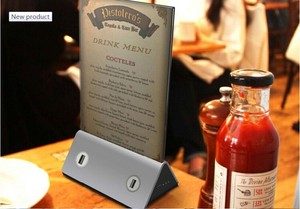 <span class=keywords><strong>Restaurante</strong></span> de <span class=keywords><strong>la</strong></span> estación de carga con publicidad menu banco de <span class=keywords><strong>la</strong></span> energía para el smartphone - Product Image 2