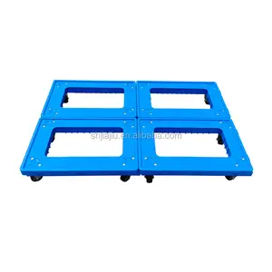 JOIN Plastic <strong>Trolley</strong> <strong>Wheels</strong> <strong>4</strong> Dollies <strong>Wheels</strong> Heavy Duty <strong>Trolley</strong> Cart <strong>Trolley</strong> for Boxes Moving Dolly - Product Image 3