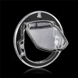 Круглая прозрачная стеклянная дверь для собак и щенков - Product Image 3