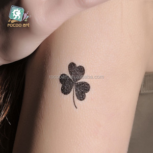 HC-209/Nouveaux autocollants de tatouage corporel temporaire de beauté et de mode, imperméables, petits, trèfle à quatre feuilles, fleurs, tatouages temporaires 2016 - Product Image 2