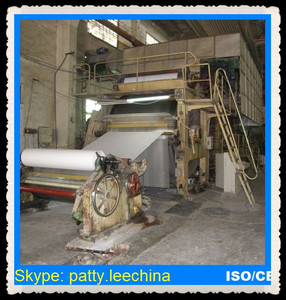 15-20 ton/days 1575mm width thermic paper making machine, raw product: the scraps paper, paperboard's past - Product Image 3